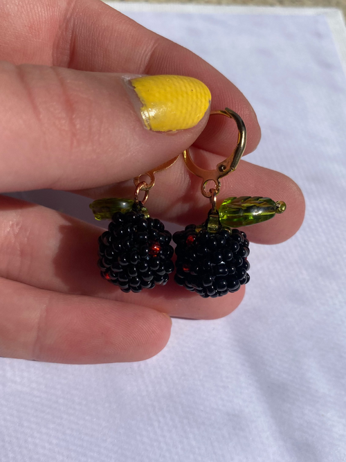 Blackberry Earrings