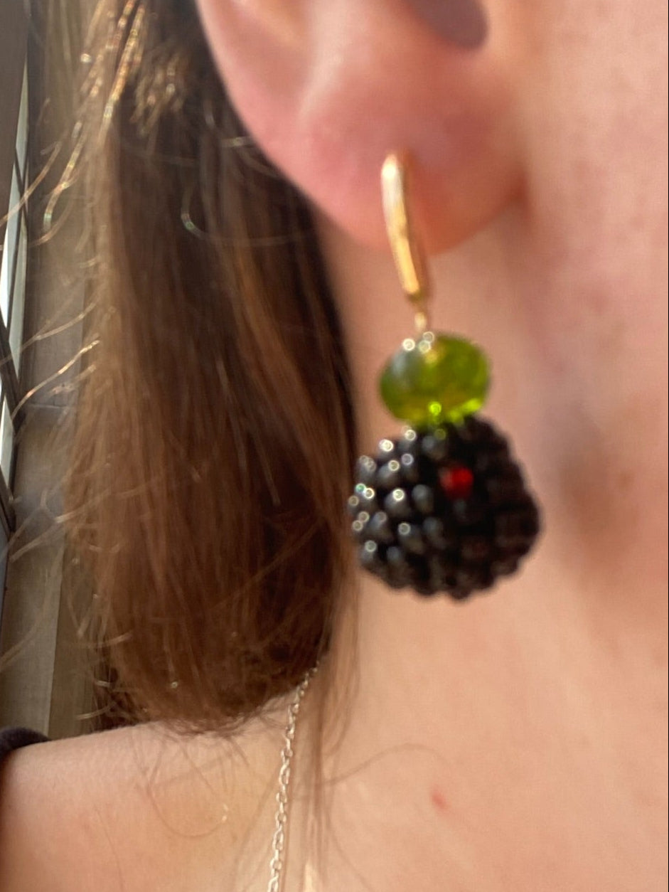 Blackberry Earrings
