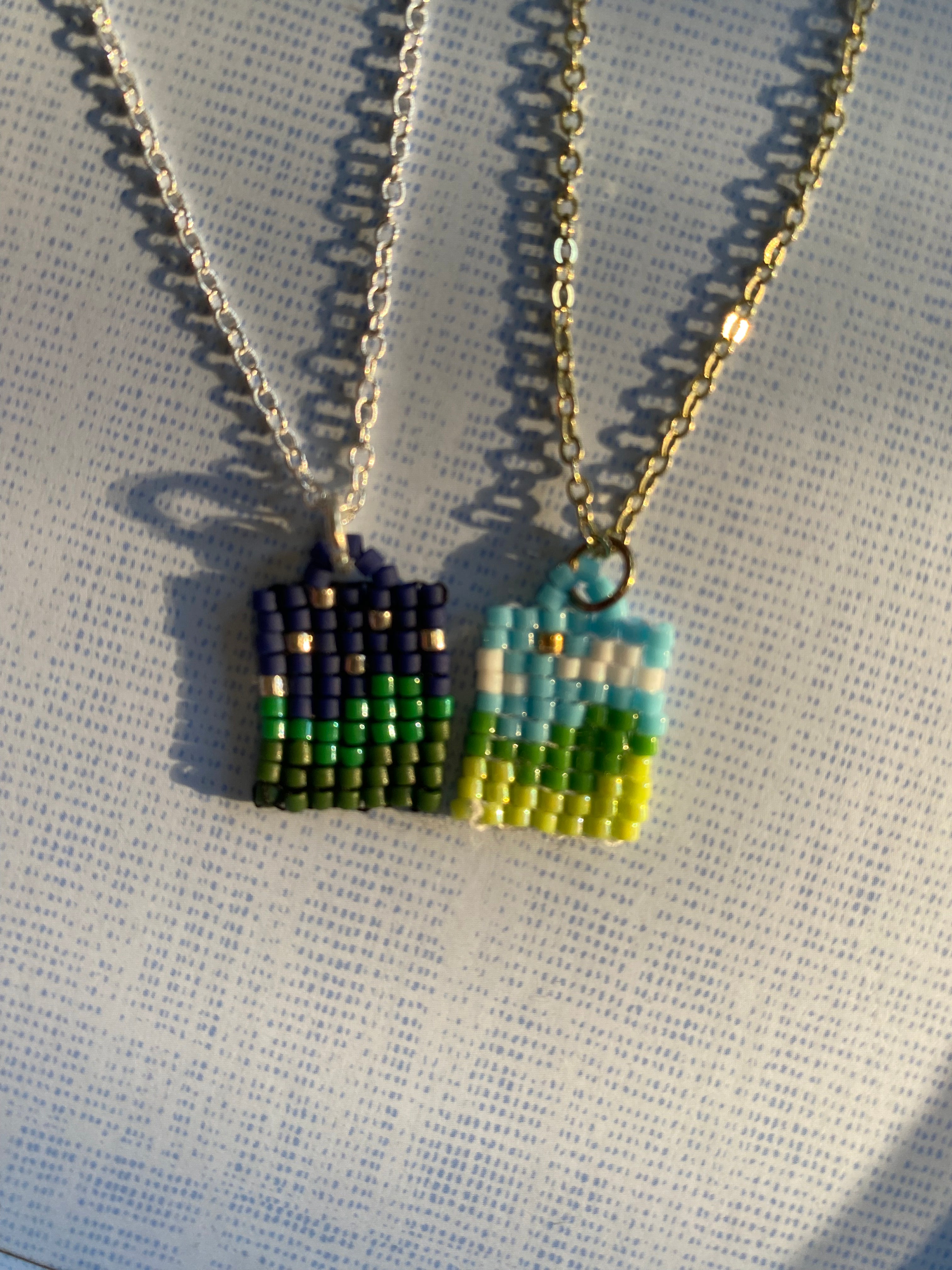 Matching Day and Night Necklaces