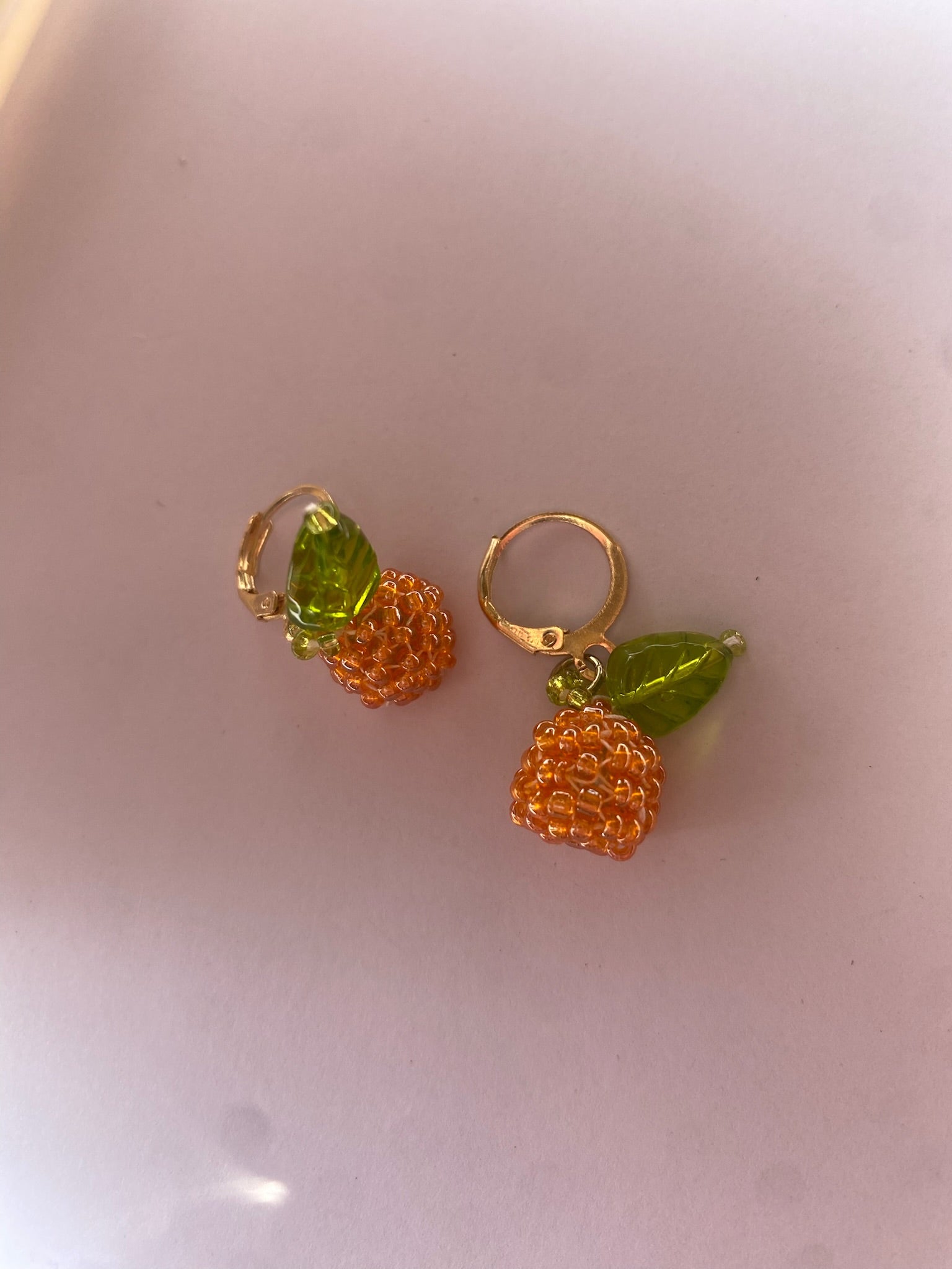 Orange Earrings