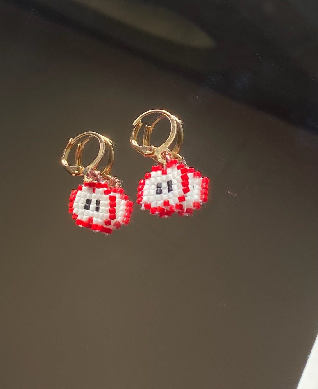 Apple Core Earrings